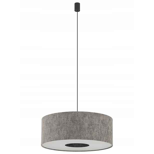 Závěsná lampa Lago M šedá 1xE27 Náladové Osvětlení Elegantní Stínidlo