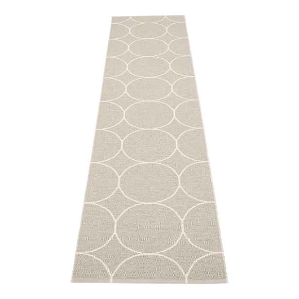 Krémový vnitřní a venkovní běhoun 70x300 cm Boo Linen – Pappelina