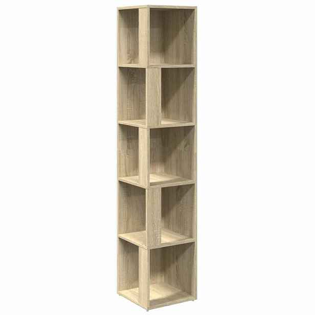 vidaXL Skříňky 33 x 33 x 165 cm Engineered wood Dub sonoma