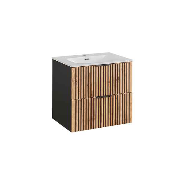 ArtCom Koupelnová skříňka s umyvadlem XILO U60/2 | 60 cm