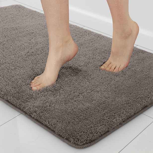Koupelnová předložka protiskluzová měkká 60х100 DarianA Comfort šedá