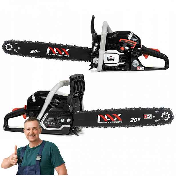 Řetězová Motorová Pila Nax Motor Briggs 51 CM 62 CC Low Kickback