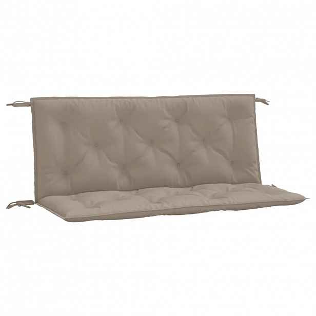 vidaXL Podušky na zahradní lavici 2ks taupe 120x50x3cm oxfordská látka