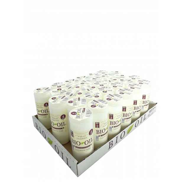 Olejová náplň do hřbitovních svíček Płomyk Bio Oil 2 (30 kusů) 96h~4dny 14 cm