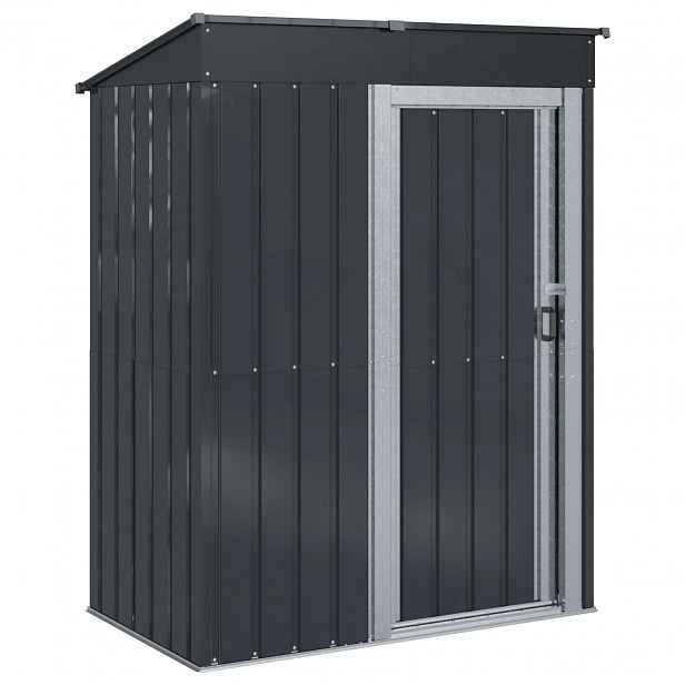 vidaXL Zahradní kůlny Antracit 137 x 81 x 180 cm Kov