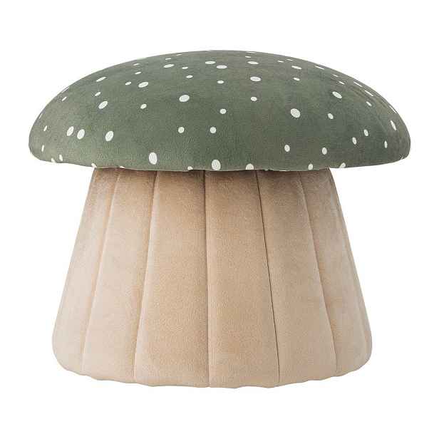 Zelený/béžový dětský puf Lue – Bloomingville Mini