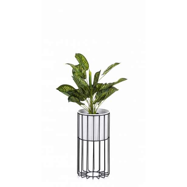 Kovový industriální držák na květináč s krytem 42 cm Loft