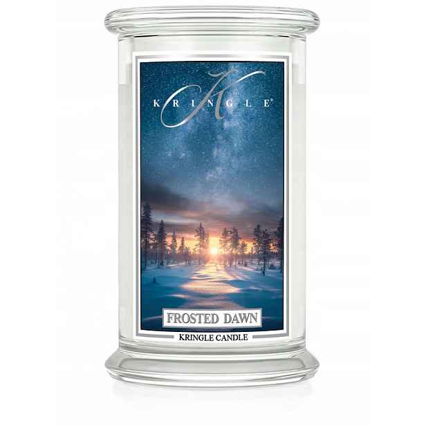 Kringle Candle Frosted Dawn – velká vonná svíčka 623 g, 2 knoty