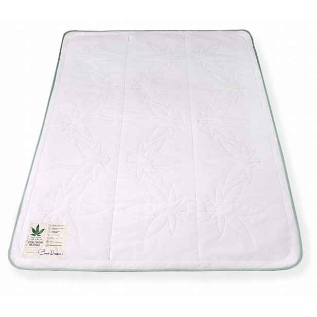 Přikrývka 200 x 220 cm Hemp Dream s ekologickou bavlnou, zdravá, přírodní