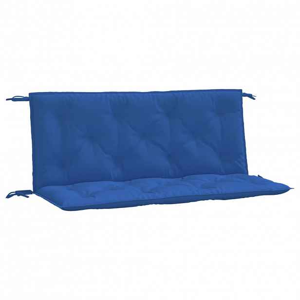 vidaXL Podušky na zahradní lavici 2 ks modré 120x50x7cm látka oxford