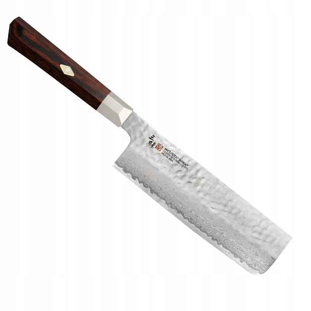 Mcusta Zanmai VG-10 Supreme Hammered Japonský Nůž Nakiri na sekání 16,5 cm