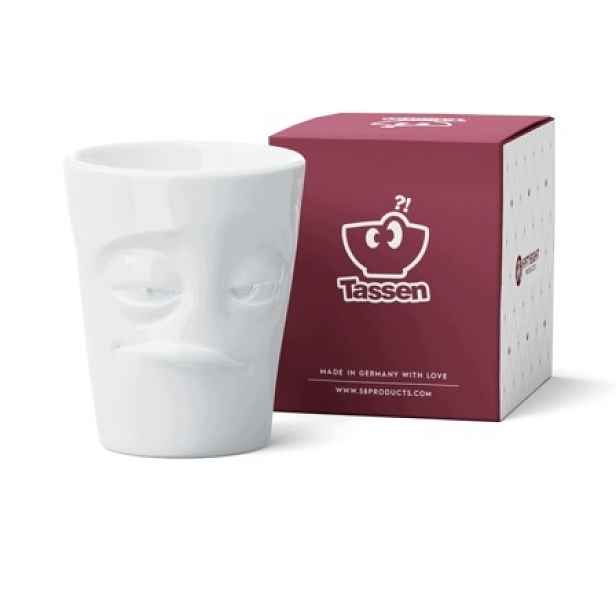 Tassen hrnek Maxi 500 ML elegantní dárek 3D emotikon Zaspany Hotová Káva