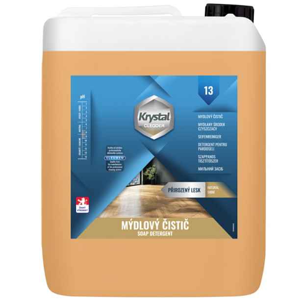 KRYSTAL CLEADER 13 Mýdlový čistič 5 L nová receptura s lanolinem