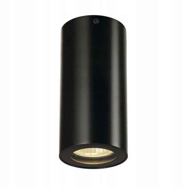 Stropní nástěnné svítidlo Enola B CL-1 Černá Tuba 14 cm GU10 Slv 151810