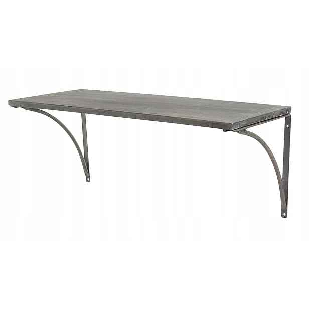 Závěsná Police Styl Loft kovová 60x26 cm
