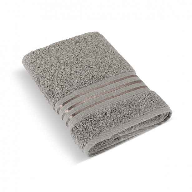 Bellatex Froté ručník kolekce Linie tmavě šedá, 50 x 100 cm