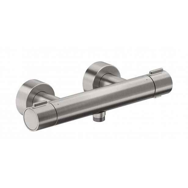 Duravit - Termostatická sprchová baterie, kartáčovaný nerez TH4220000070