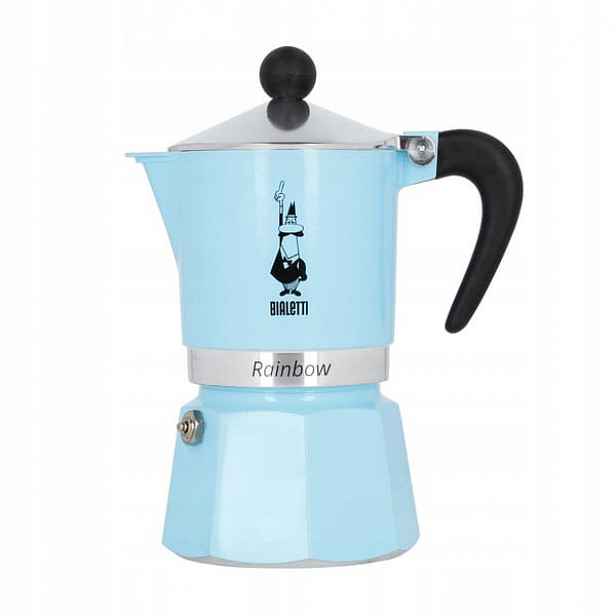 Kávovar Bialetti Rainbow 3TZ Modrý