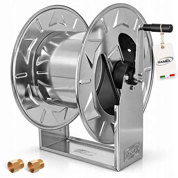 Ruční Buben Navíječ Hadice do 80 m Inox Ramex M22 Karcher Hd Hds Kranzle