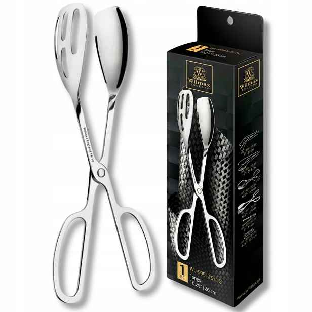 Kleště na servírování pokrmů nerezová ocel 18/10 Wilmax 26 cm