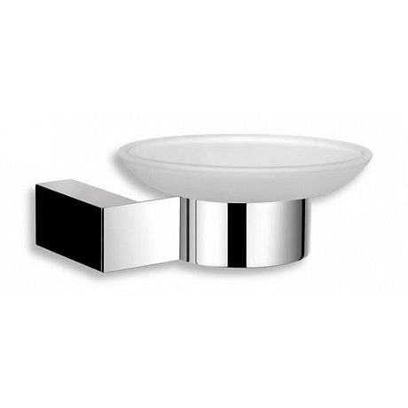 Mýdlenka Novaservis Kate x13 cm chrom 66536,0 - NOVASERVIS Mýdlenka sklo Titania Kate chrom