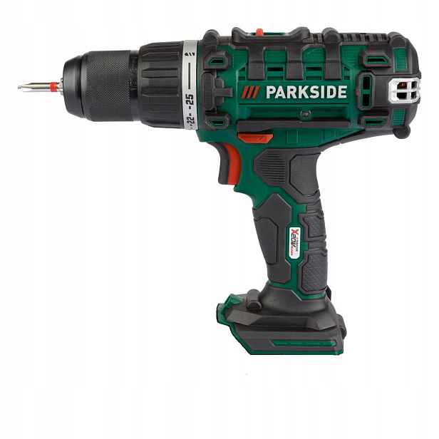 Aku Vrtačka Parkside Pabs 20-Li I9 20V kufr bez akumulátoru a nabíječky