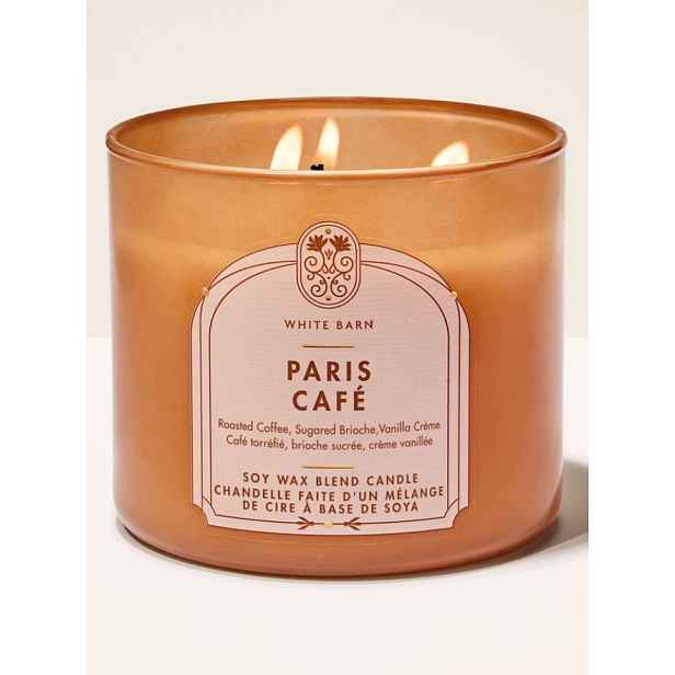 Bath&Body Works Paris Café 3-knotová vonná svíčka