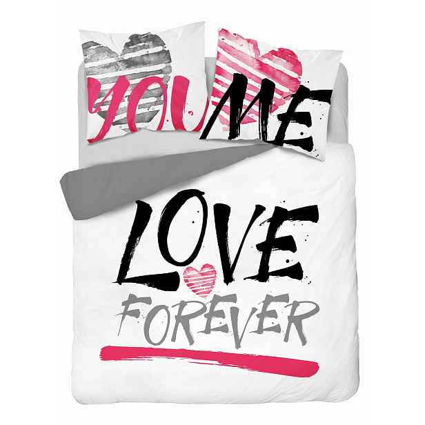 Povlečení 160x200 Bavlna Love Forever 3398A