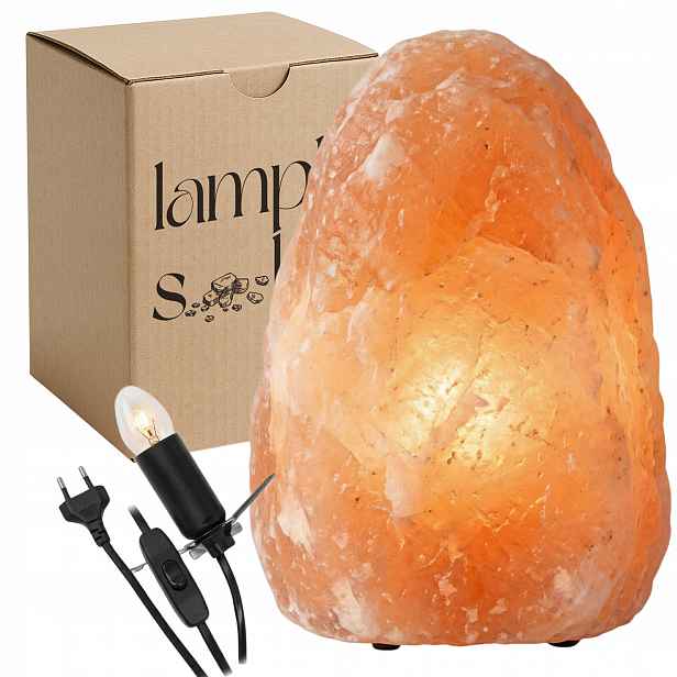 Solná Lampa Himalájská sůl 8-10KG Ionizátor na nožkách, těleso ze soli