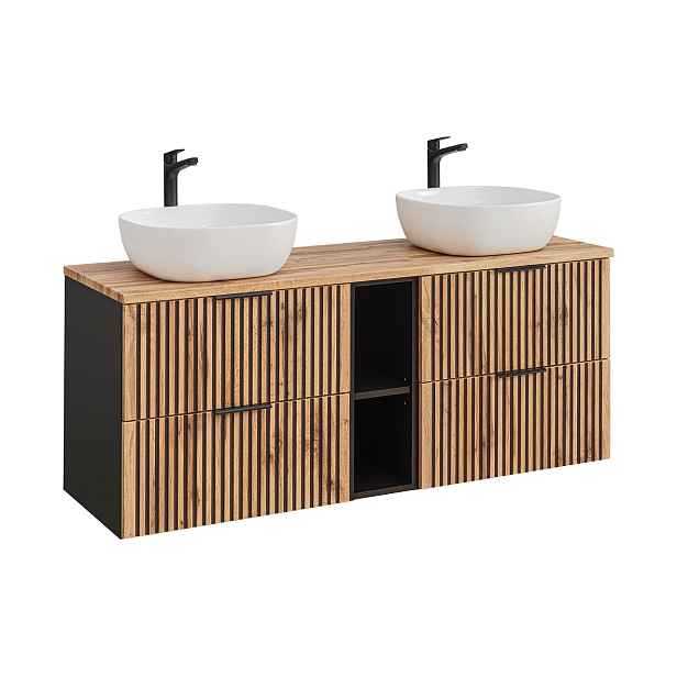 ArtCom Koupelnová skříňka s umyvadlem a deskou XILO DU140/1 | 140 cm