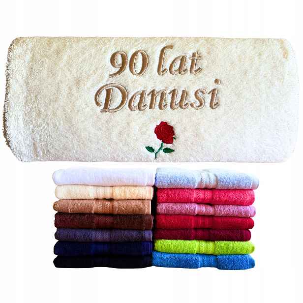 Dárek k 90. Narozeninám pro ženu babičky, tety, 90 let, Ručník S Výšivkou
