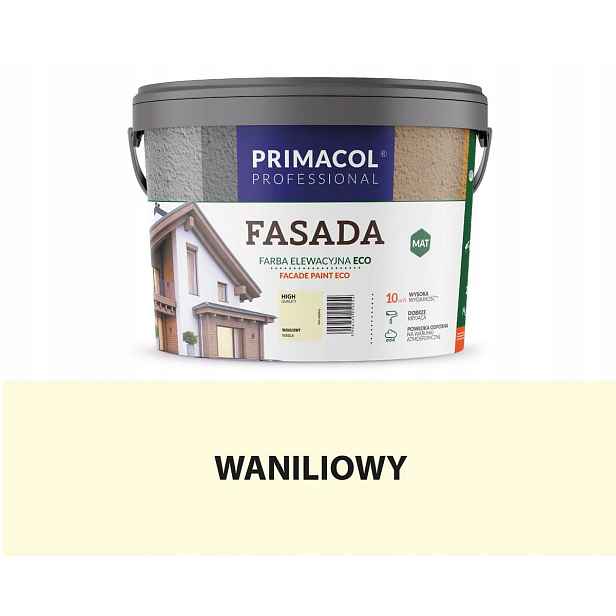 Primacol Fasada Eco Barva Barva 9L Vanilková Matná