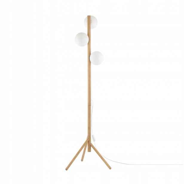 Stojací podlahová lampa Dřevěná lampa G9 3x6W nad stůl Tk Lighting