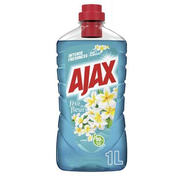 Univerzální čistící prostředek Ajax Floral Fiesta Lagoon flowers modrý 1 L
