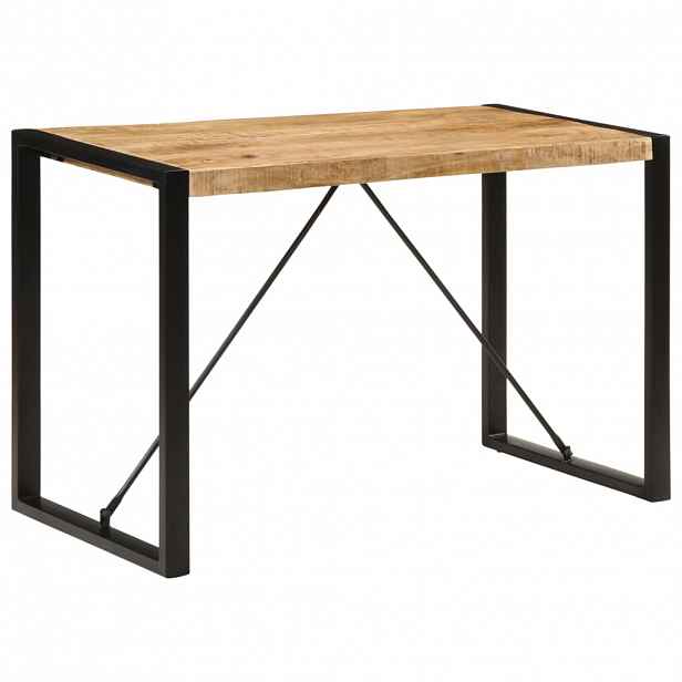 vidaXL Jídelní stůl 120 x 55 x 76 cm masivní hrubé mangovníkové dřevo