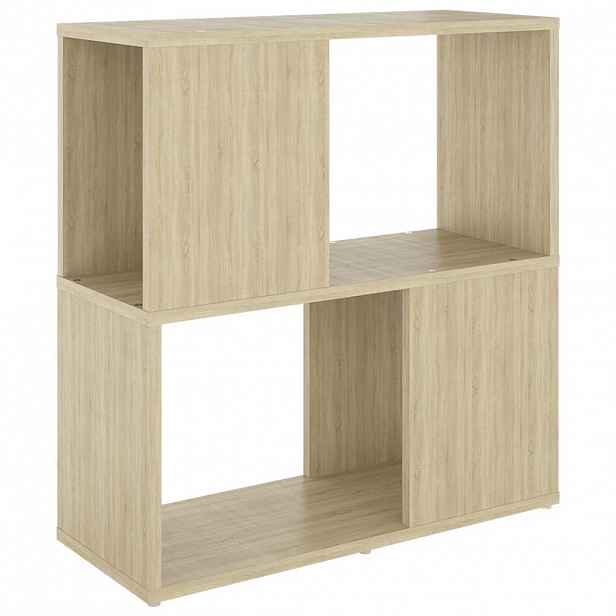 vidaXL Knihovna dub sonoma 60 x 24 x 63 cm dřevotříska