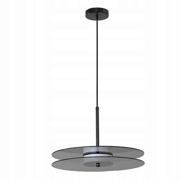 Závěsná Led lampa 8W Casy Černá Skleněná Light Prestige Moderní