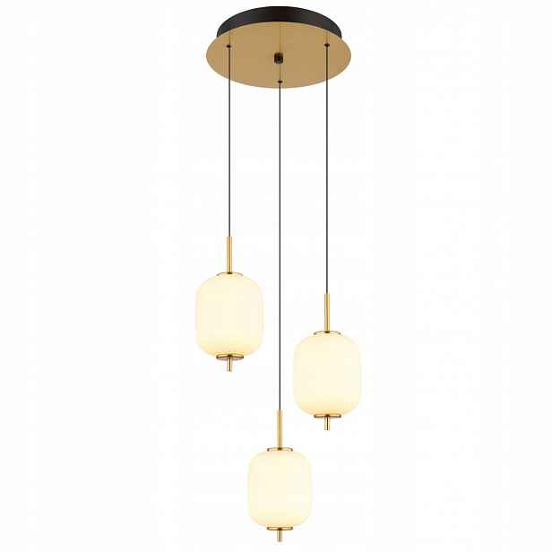 Závěsná Závěsné Stropní Svítidlo Led 20W Mosaz 37,5 cm Kov Globo Lighting