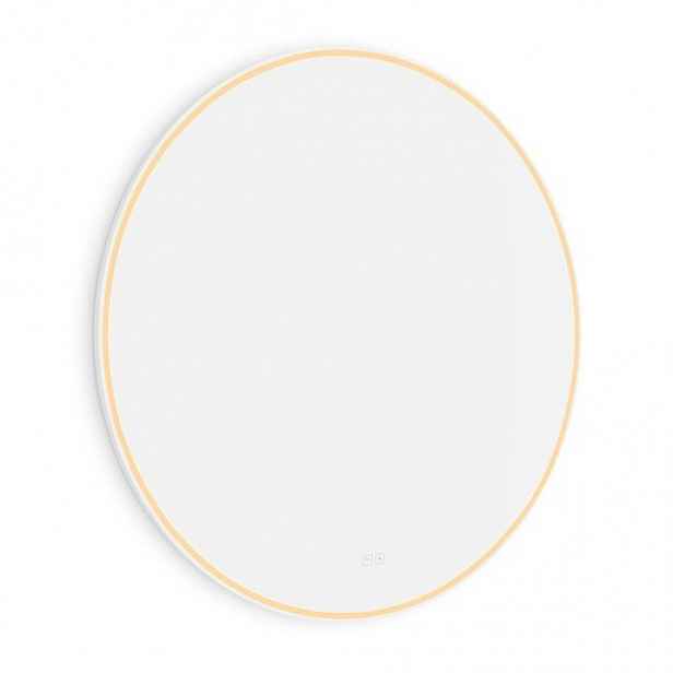 Nimco Bílé kulaté LED zrcadlo pr. 100 mm dotykový senzor bílá ZPB 28004RVX-05