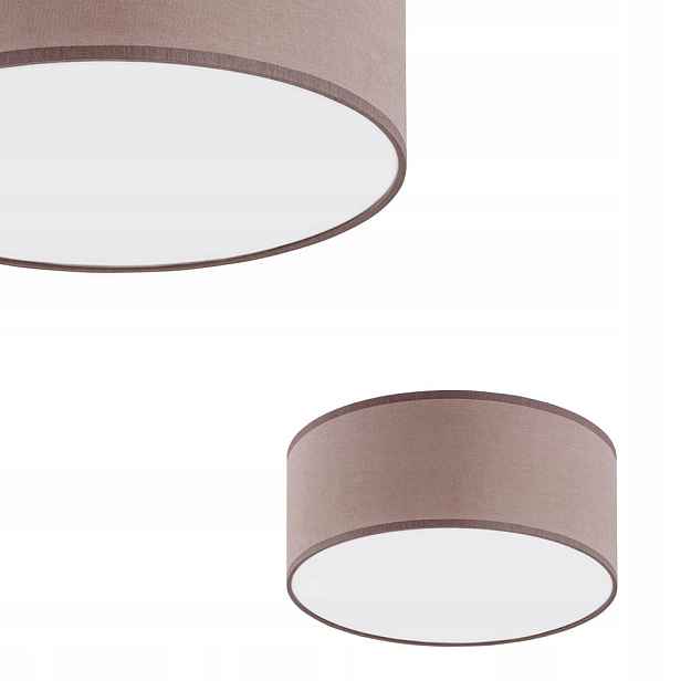 Stropní svítidlo stropní svítidlo s stínítkem Rondo cappuccino do obývacího pokoje Tk Lighting