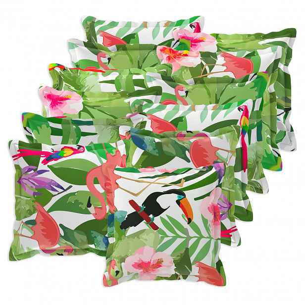 vidaXL Povlak na polštář 12 ks HOUTEN Vícebarevný 50 x 50 cm Polyester