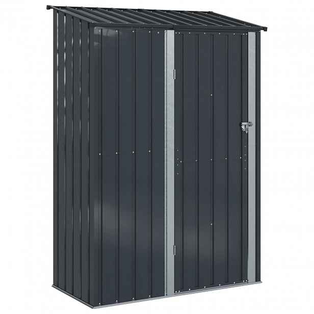 vidaXL Zahradní kůlny Antracit 140,5 x 74 x 200 cm Kov