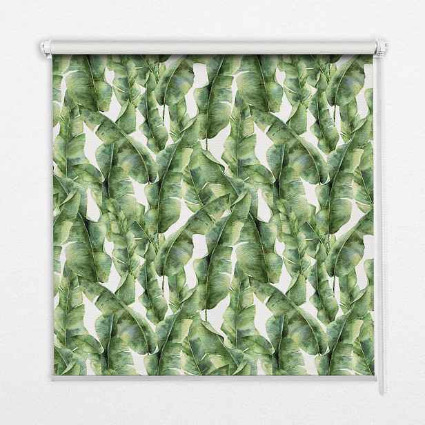 TULUP VNITŘNÍ roleta - okenní roleta - roleta - 70x140 cm - Listy