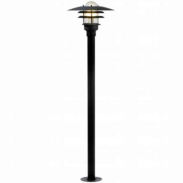 Led zahradní sloupek černý Lønstrup 60W E27 IP44 116cm stmívatelný Nordlux