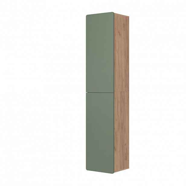 Vicco VYSOKÉ SKŘÍŇKY Izan Zelený/zlatý dub 36.6 x 171.6 cm
