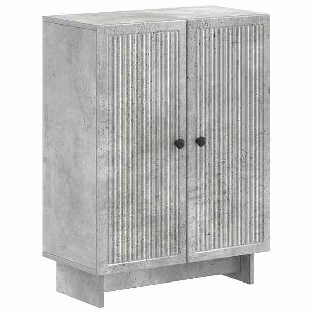 vidaXL Koupelnová úložná skříň EDE Betonově šedá 59,5 x 31 x 80 cm
