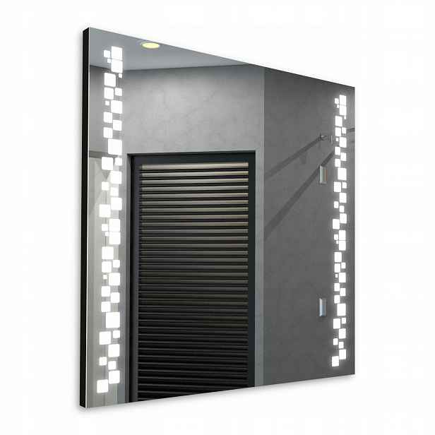 Zrcadlo Detroit Led s krytem 90x90 cm