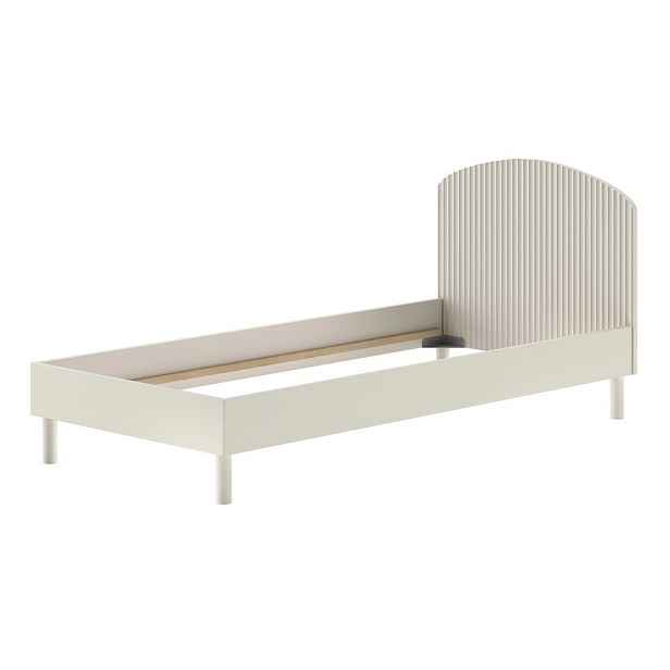 Dětská postel z MDF bez roštu 90x200 cm v cihlové barvě Lux – Vipack