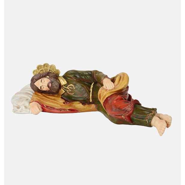 Figurka Spící Josef ležící svatý Josef délka 40 cm od firmy Fontanini