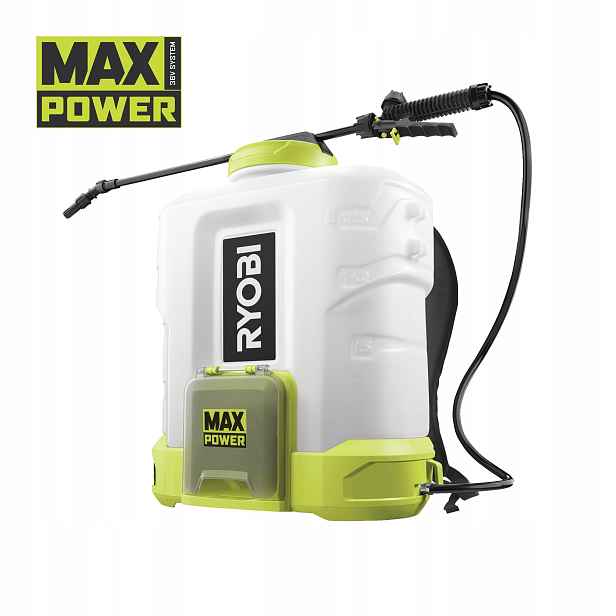Ryobi RY36BPSA-0 36V zádový postřikovač na plevel nádoba 15l polstrovaný ba